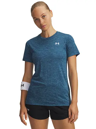 UNDER ARMOUR | Camiseta de fitness para mujer UA Tech™ Twist | dunkelblau